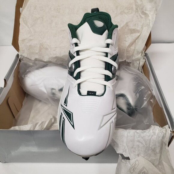 Reebok Equipment NFL Pro‎ Ferocious D3 Football Cleats in White/Green Size 15 main image 7